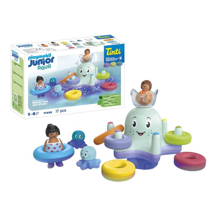 Playmobil Pulpo de Colores Tintin Junior para Bebés con Figuras y Accesorios 2