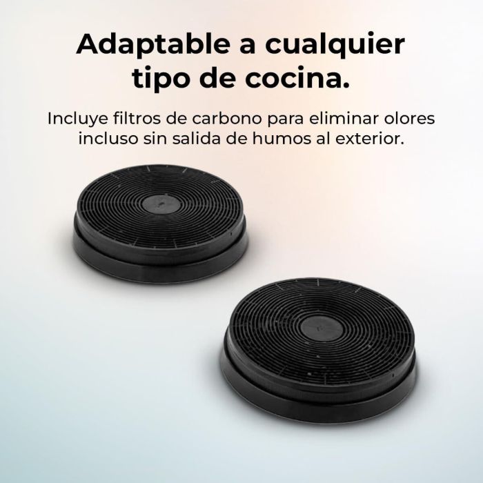 Campana Convencional Cecotec Flux PT 604000 Acero 6