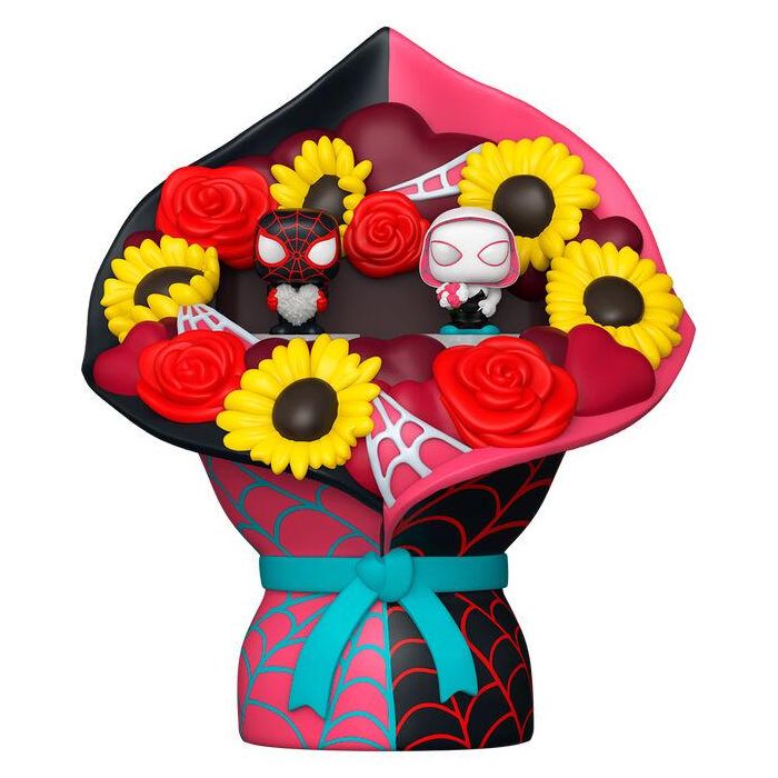 Figura Bitty POP Bouquet Marvel Miles Morales and Ghost Spider San valentin 1