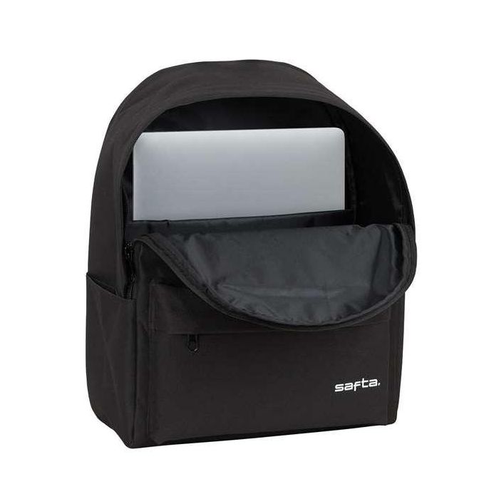 Cartera Escolar Safta Day Pack Ordenador 14,1-' Basic Negro 310x160x400 mm 12 Cartera Escolar Safta Day Pack Ordenador 14,1-' Basic Negro 310x160x400 mm 12
