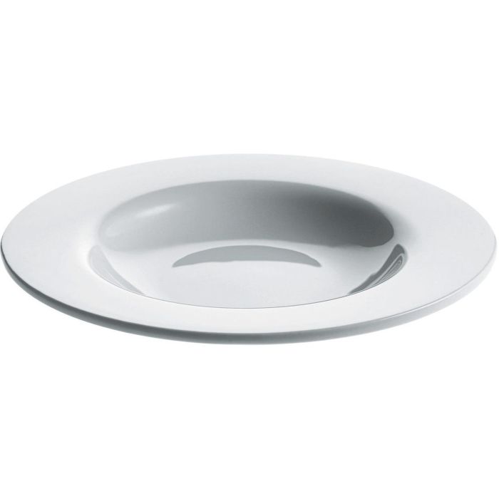 Alessi AJM28/2 PlateBowlCup Juego de 4 Cuencos de Sopa de Porcelana Blanca - Diseñado por Jasper Morrison Alessi AJM28/2 PlateBowlCup Juego de 4 Cuencos de Sopa de Porcelana Blanca - Diseñado por Jasper Morrison