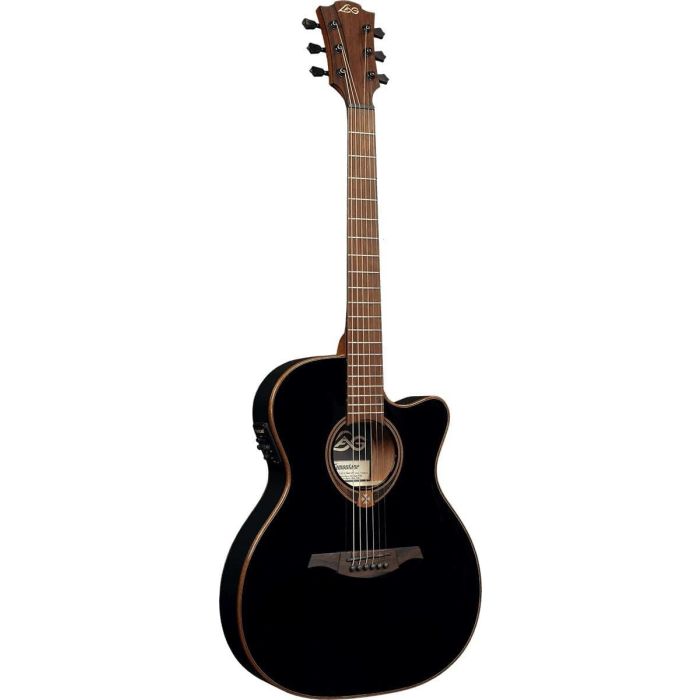 Guitarra Acústica Lâg Auditorium Slim Cutaway Tramontane 118 A/E - Negra 6 Guitarra Acústica Lâg Auditorium Slim Cutaway Tramontane 118 A/E - Negra 6