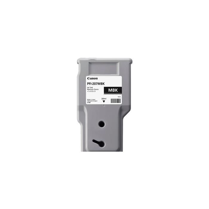 Canon PFI-207MBK 8788B001 Tinta Negro Mate 300ml para iPF680/iPF685/iPF780/iPF785 Original