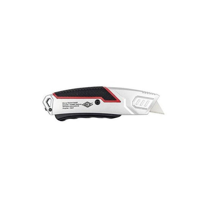 WEDO 78 837 Cutter de Seguridad, Cuerpo de Metal, Aleación de Zinc, Negro/Rojo/Plata, 16.6 cm 0 WEDO 78 837 Cutter de Seguridad, Cuerpo de Metal, Aleación de Zinc, Negro/Rojo/Plata, 16.6 cm 0