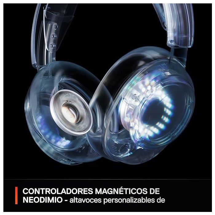 SteelSeries Arctis Nova 5P Wireless - Auriculares Gaming, Controladores magnéticos de neodimio, 100+ preajustes de Audio, Batería de 60 Horas, PS5/PS4/PC/móvil - Blanco (61674) 1