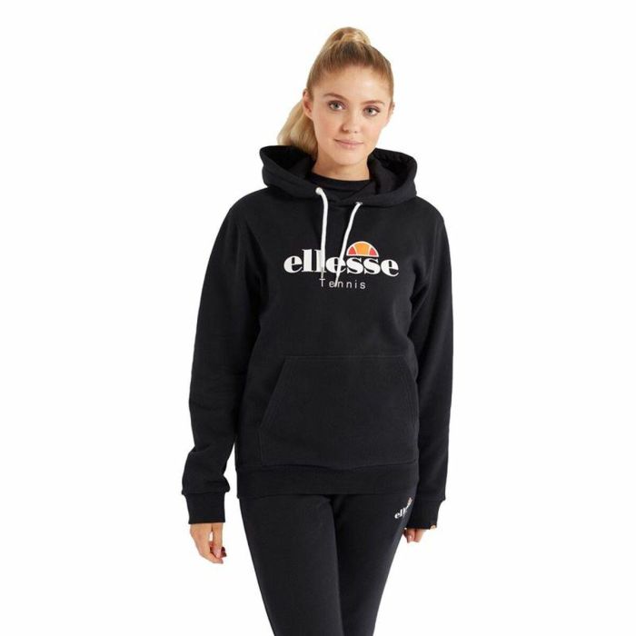 Sudadera con Capucha Mujer Ellesse Ascellare Negro 0 Sudadera con Capucha Mujer Ellesse Ascellare Negro 0