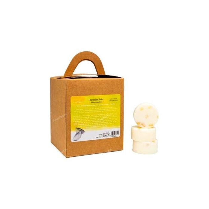 CANVELA Discos Aromáticos Esencia Cítrica Caja 6 Unidades