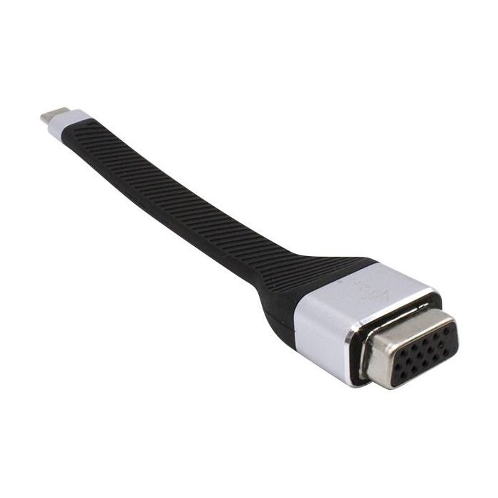 Adaptador USB C a VGA i-Tec C31FLATVGA60HZ Negro 0 Adaptador USB C a VGA i-Tec C31FLATVGA60HZ Negro 0