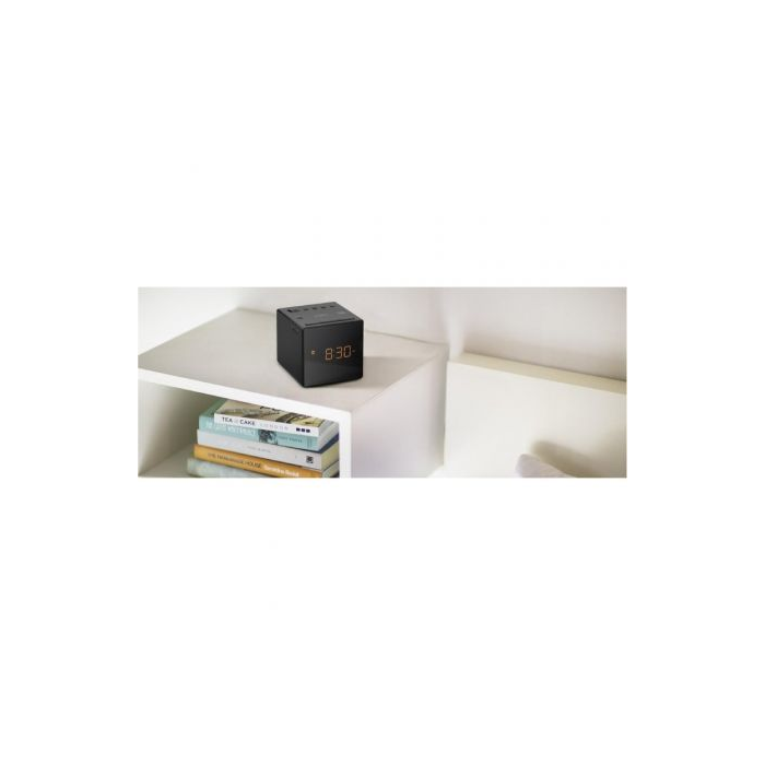 Sony ICFC1B Radiodespertador AM/FM con Ajuste Automático de Hora y Alarma Gradual - Negro 2