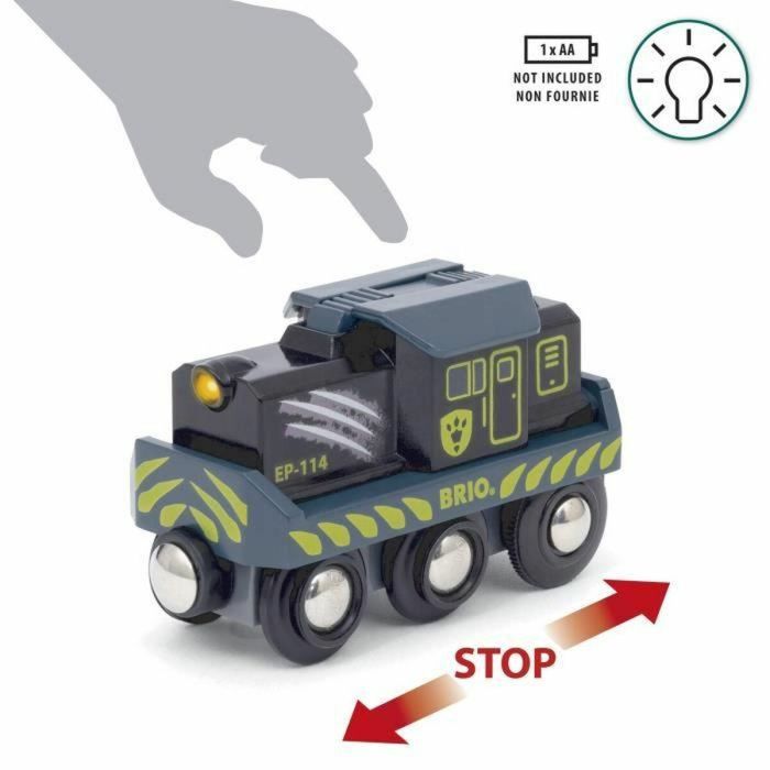 BRIO 7312350360967 Juguete de Tren con Pilas de Dinosaurio, Recomendado para Niños y Niñas Edades de 3 Años en Adelante 3 BRIO 7312350360967 Juguete de Tren con Pilas de Dinosaurio, Recomendado para Niños y Niñas Edades de 3 Años en Adelante 3