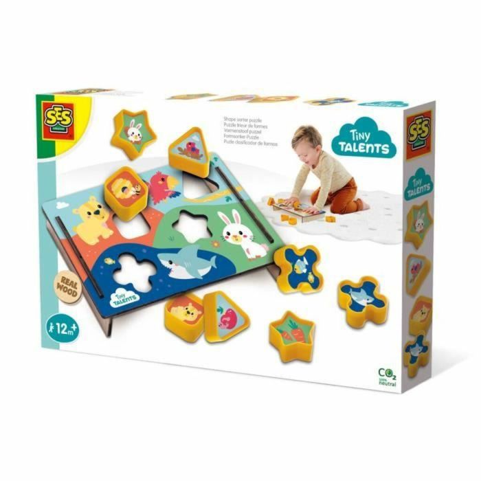 Ses Creative SES1701830503177 Rompecabezas clasificador de formas