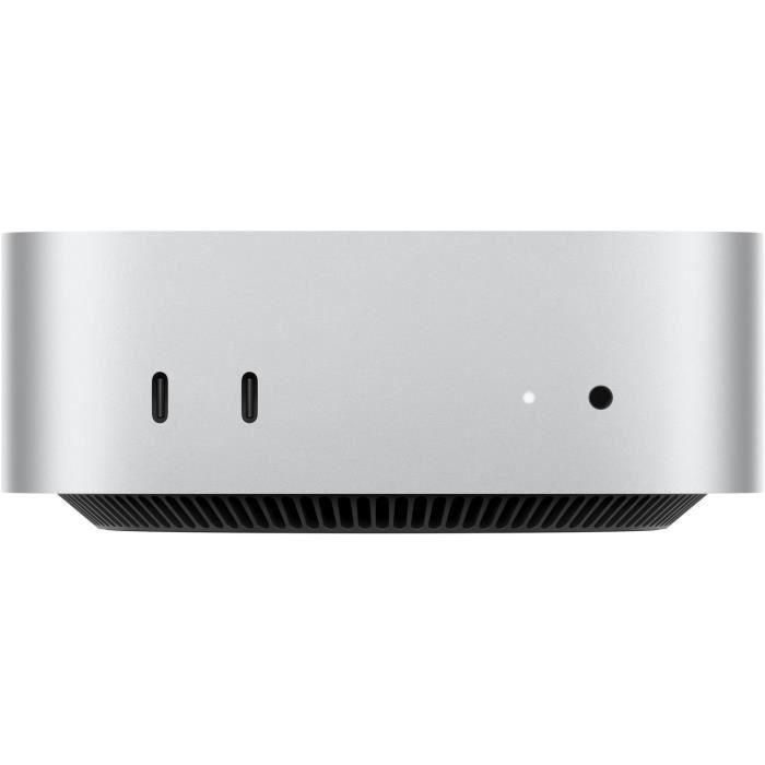 Apple - Mac mini (2024) Chip Apple M4 - 16 GB de RAM - Almacenamiento SSD de 256 GB - CPU de 10 núcleos GPU de 10 núcleos - Plata Apple - Mac mini (2024) Chip Apple M4 - 16 GB de RAM - Almacenamiento SSD de 256 GB - CPU de 10 núcleos GPU de 10 núcleos - Plata