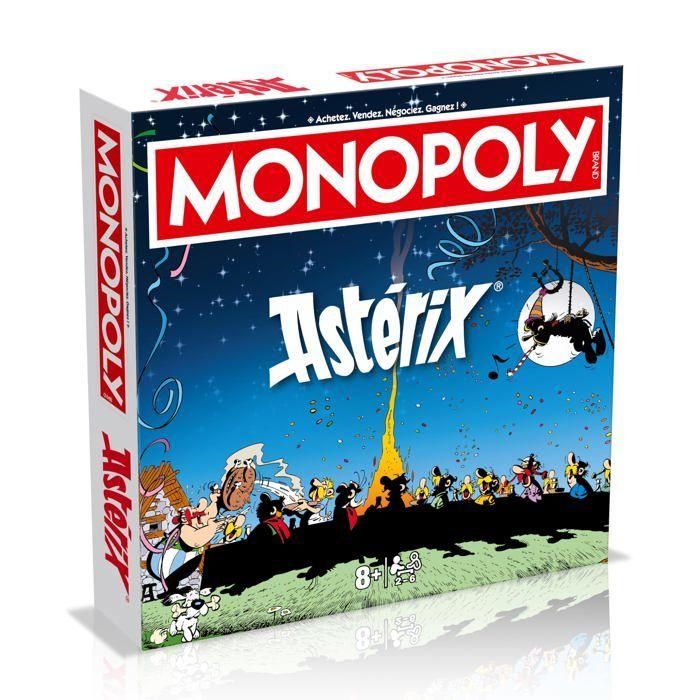 MONOPOLY Astérix - Juego de mesa - MOVIMIENTOS GANADORES - A partir de 8 años