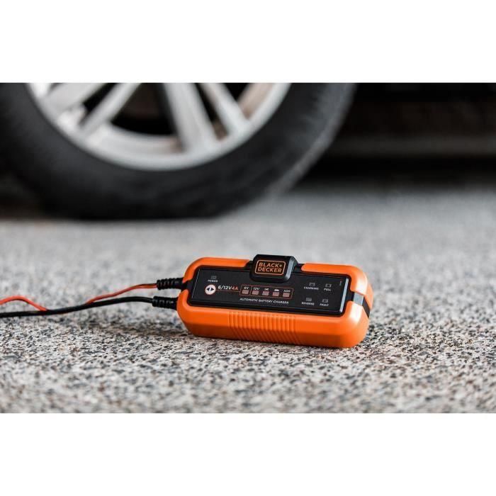 Cargador de Bateria Black & Decker 6V y 12V 4A 5 Cargador de Bateria Black & Decker 6V y 12V 4A 5