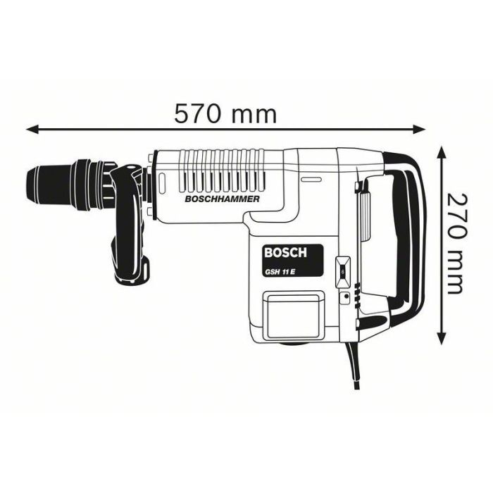 Bosch GSH 11 E Schlaghammer Koffer 1