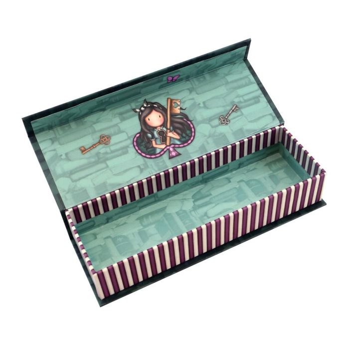 Portatodo Gorjuss Curiosity Caja Gris Verde (20.2 x 4 x 7 cm) 1 Portatodo Gorjuss Curiosity Caja Gris Verde (20.2 x 4 x 7 cm) 1