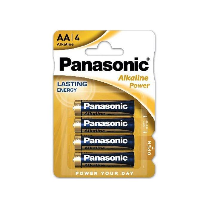 Panasonic Pila Alcalina Bronze AA LR06 1.5V Blister 4 Unidades Ø14,5 x 50,5 mm