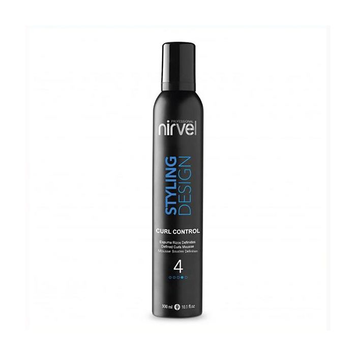Nirvel Espuma de Fijación Fuerte Curl Control 300 ml - Define Rizos de Larga Duración Nirvel Espuma de Fijación Fuerte Curl Control 300 ml - Define Rizos de Larga Duración