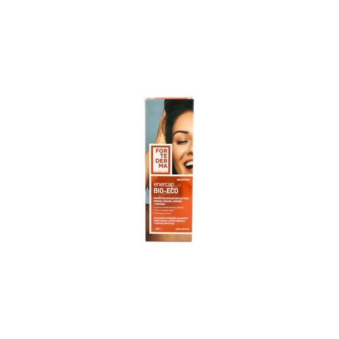 HERBORA Enercap Energético Capilar 250ml con Aloe Vera, Ginseng y Pantenol para Brillo y Vitalidad, Evita Caída Cabello