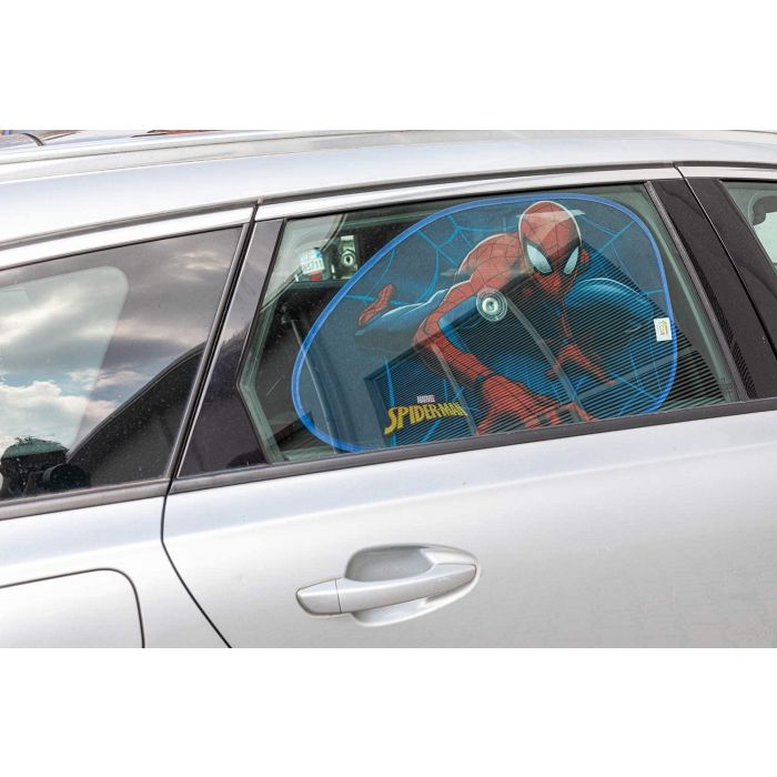 Marvel Hombre Araña Cortinas Laterales Trapecio para Coche 65x38 cm 2 Piezas CZ10251 Protección UV Con Ventosa 10