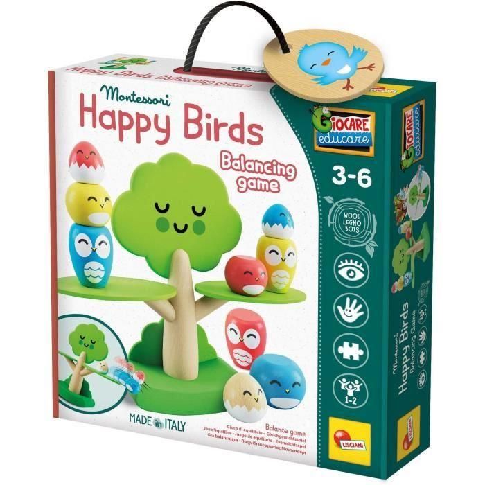 Equilibrio en el Árbol - Juego Montessori - MONTESSORI WOOD - Juego de Equilibrio, Árbol y Pájaros Equilibrio en el Árbol - Juego Montessori - MONTESSORI WOOD - Juego de Equilibrio, Árbol y Pájaros