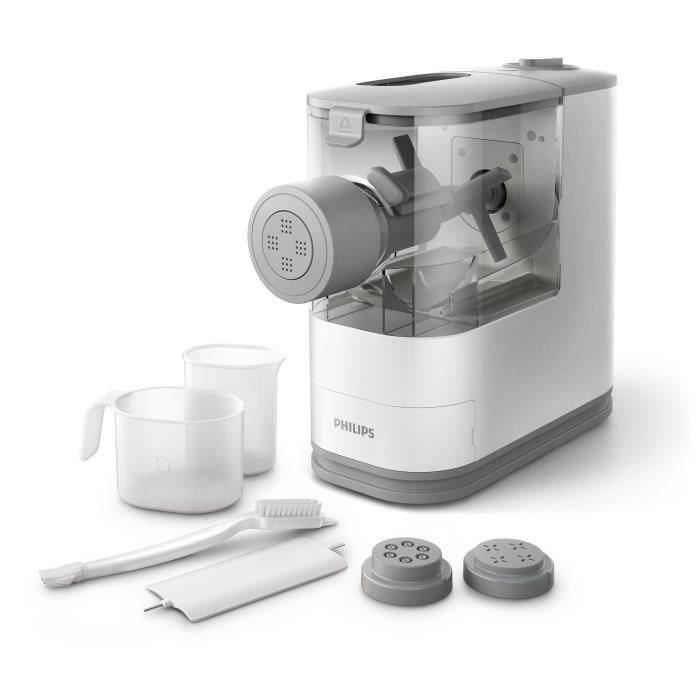 PHILIPS HR2345 / 19 Máquina para hacer pasta - 4 formas - 450g - blanco PHILIPS HR2345 / 19 Máquina para hacer pasta - 4 formas - 450g - blanco