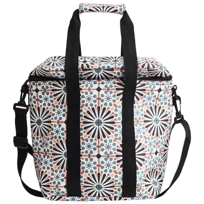 Cook Concept Bolsa Térmica Coup De Fraiche con Doble Asa y Correa, Estampado Verde o Naranja 5