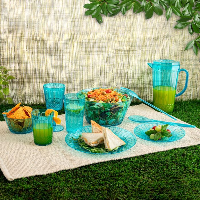 Quid Bol Gaia Turquesa 15 cm Plástico 1 Quid Bol Gaia Turquesa 15 cm Plástico 1