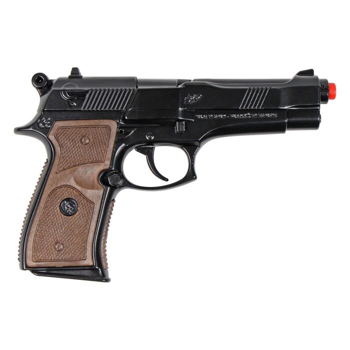 Gonher Pistola Policía 8 Tiros Negra 39/6 3