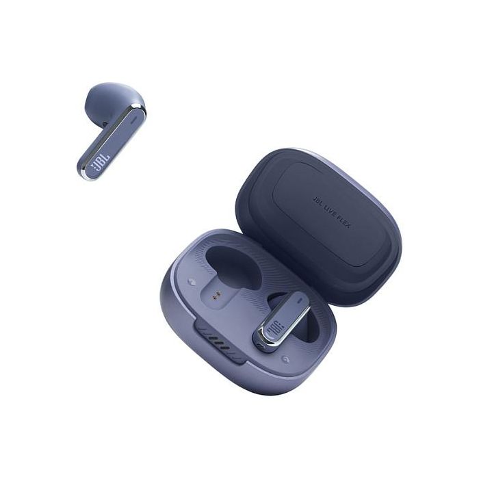 JBL LIVE Flex Auriculares Inalámbricos Bluetooth 5.3 con Cancelación Activa de Ruido (ANC), IP54, 40h Batería, Azul 8