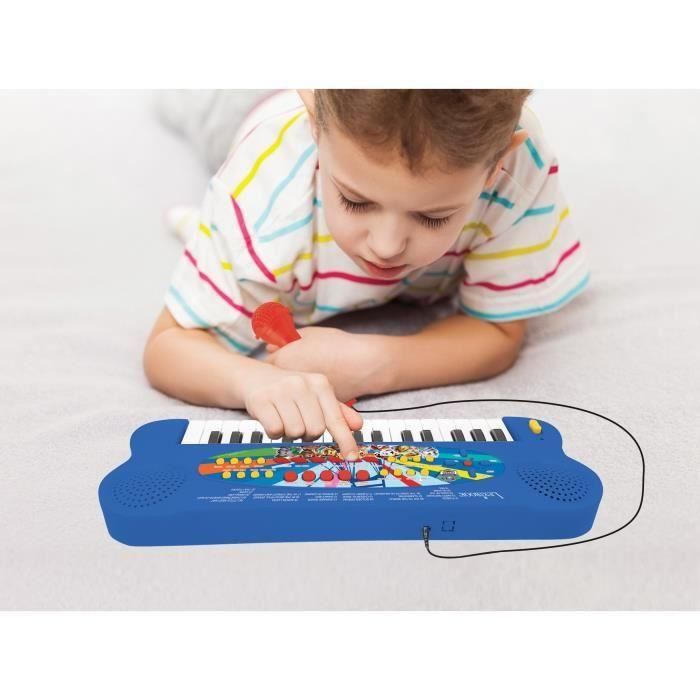 Teclado musical electrónico con micrófono (32 teclas) Paw Patrol 3 Teclado musical electrónico con micrófono (32 teclas) Paw Patrol 3