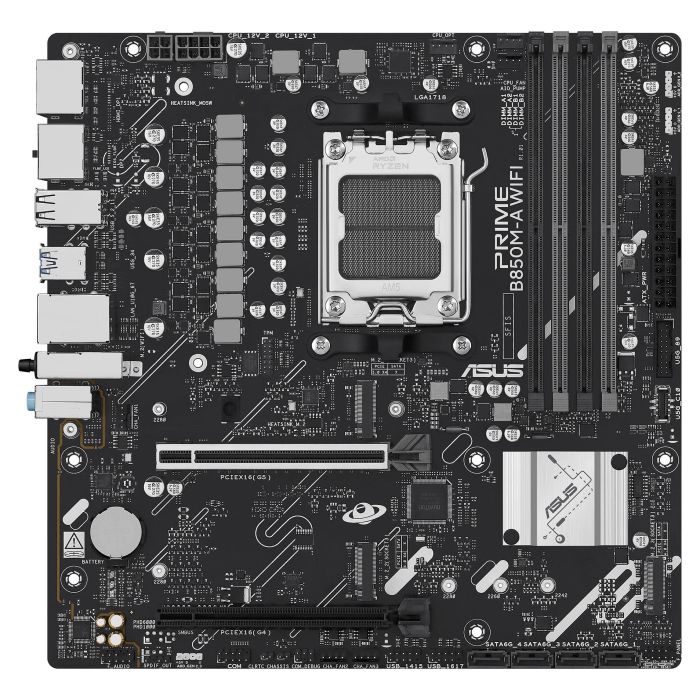 Asus Placa Base PRIME B850M-A WiFi Socket AM5 DDR5 Micro ATX Wi-Fi 6E 90MB1LN0-M0EAY0 1