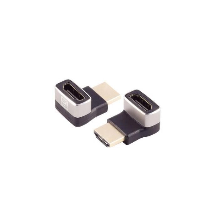 MicroConnect HDM19F19MA2-8KU Adaptador HDMI 8K 60Hz / 4K 120Hz Acodado 90° Arriba Hembra a Macho