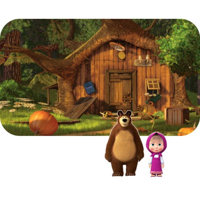 Gptoys MHA22 La Casa de Michka - Set de Juguete MASHA & MICHKA con 2 figuras y 15 accesorios, para +3 años 1 Gptoys MHA22 La Casa de Michka - Set de Juguete MASHA & MICHKA con 2 figuras y 15 accesorios, para +3 años 1