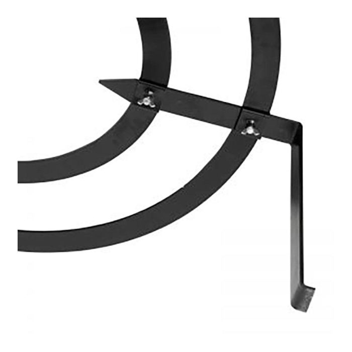 Vaello Trébede de Forja Redondo Hierro Forjado Ø30 cm Negro Compatible con Paelleras 1