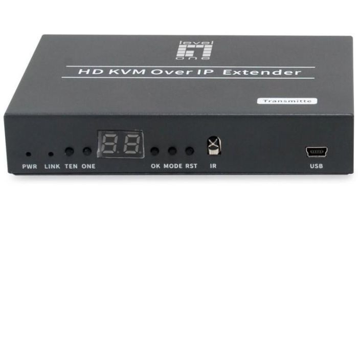 Level One HVE-6701T Transmisor HDMI Videowall sobre IP PoE Negro