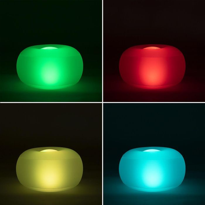 Asiento Hinchable con LED Multicolor y Mando a Distancia Pulight InnovaGoods 8 Asiento Hinchable con LED Multicolor y Mando a Distancia Pulight InnovaGoods 8