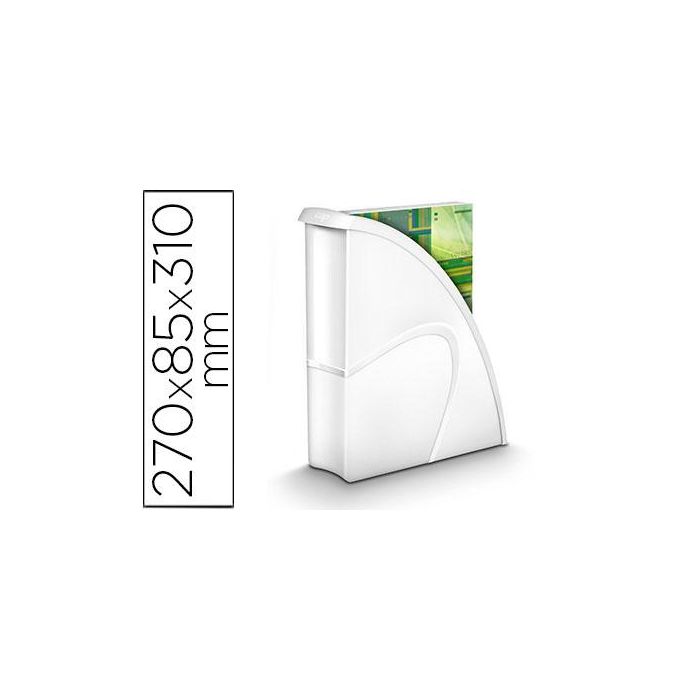 Revistero Cep Plastico Uso Vertical - Horizontal Blanco 85x270x310 mm