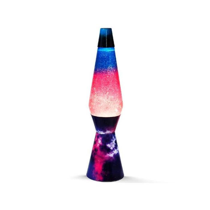 Lámpara de Lava iTotal Azul Rosa Cristal Plástico 40 cm