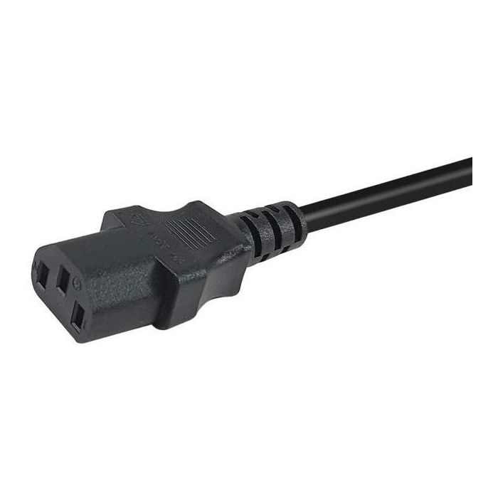 Equip Netzkabel Anschl. C18 -> Schukon. 1.80m 180°gew. sw 1 Equip Netzkabel Anschl. C18 -> Schukon. 1.80m 180°gew. sw 1