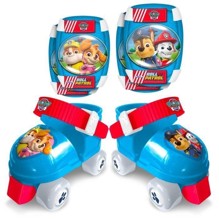 Paw Patrol PA450035 Set patines y coderas/rodilleras regulables 23-27 Paw Patrol PA450035 Set patines y coderas/rodilleras regulables 23-27