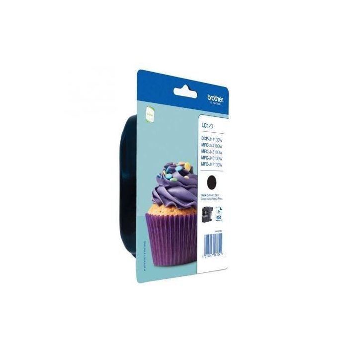 BROTHER Cartucho de tinta negro MFC-J4410DW/MFC-J4510DW,MFCJ4710DW/MFCJ6520W , 600 pag