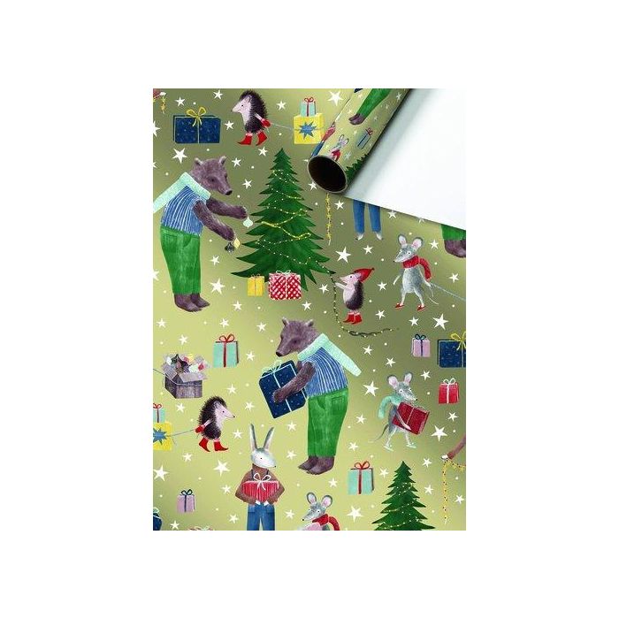 Papel De Regalo Rollo Stewo 0,7X1,5 M Navidad Melin (Set de 6)