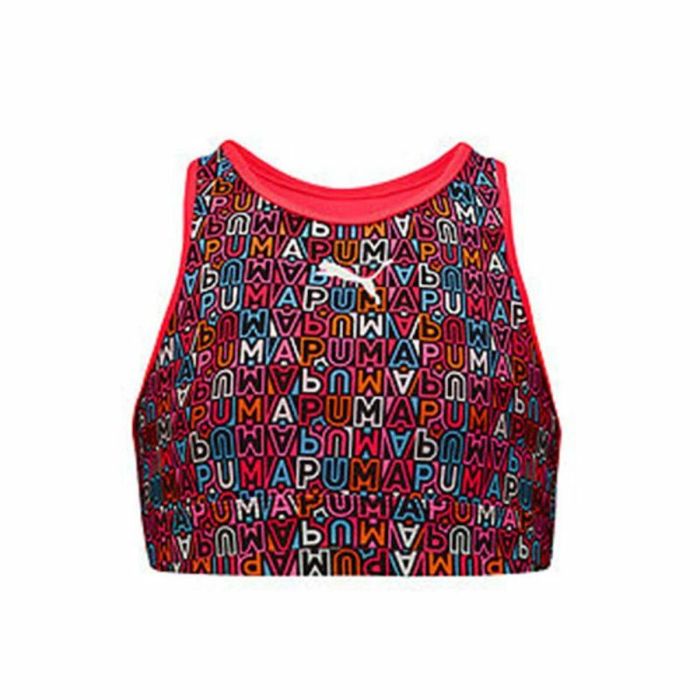 Bikini-Braga Para Niñas Puma Printed Set Rojo 2