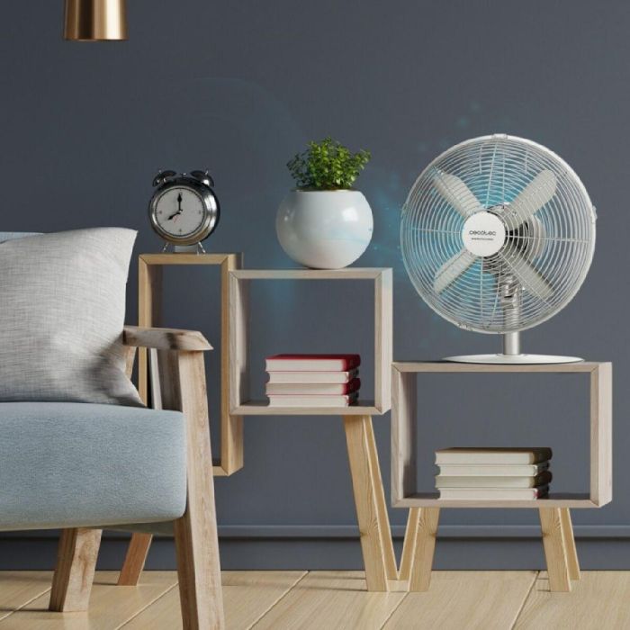 Cecotec Ventilador de Sobremesa EnergySilence 610 40 W Acero Silencioso Oscilante 1