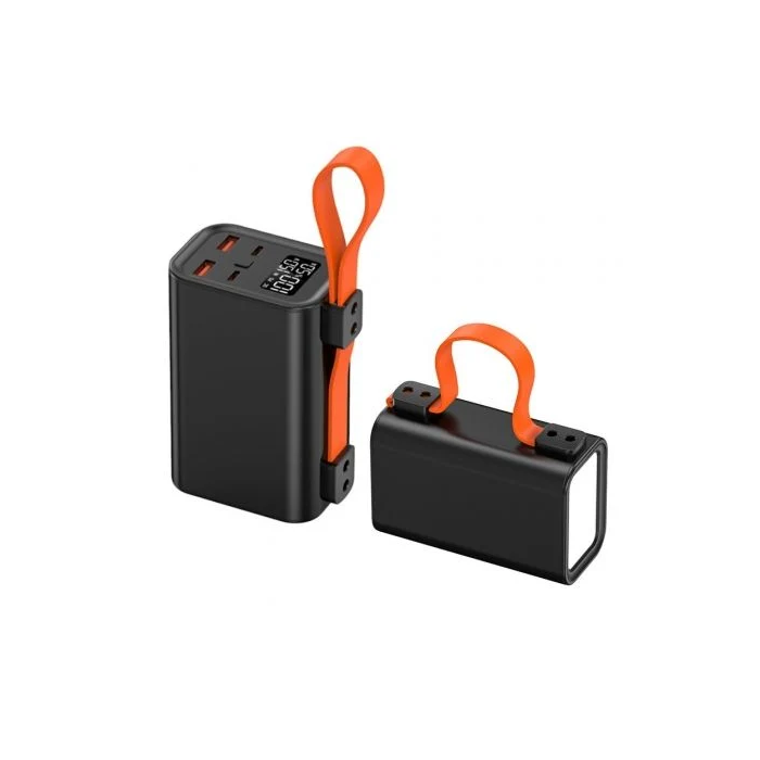Leotec Batería Externa Portátil 30.000mAh 100W PD con 4 Salidas (2 USB-C, 2 USB-A) y Panel LCD 2 Leotec Batería Externa Portátil 30.000mAh 100W PD con 4 Salidas (2 USB-C, 2 USB-A) y Panel LCD 2