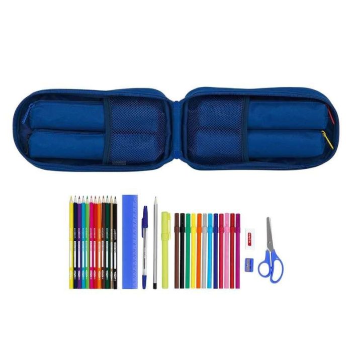 Plumier Escolar Safta Blackfit8 -'Oxford-' Mochila Con 4 Portatodos Llenos 120x50x230 mm 1