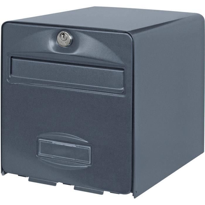Hervir Burg Wachter Balthazar 1 Puerta - A pie - Acero galvanizado - Apertura total - Antracita - Hecho en Francia 1 Hervir Burg Wachter Balthazar 1 Puerta - A pie - Acero galvanizado - Apertura total - Antracita - Hecho en Francia 1