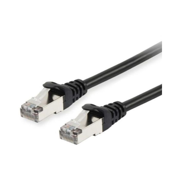 Equip Patchkabel Cat6A S/FTP 2xRJ45 30.00m schwarz LSZH Polybeutel