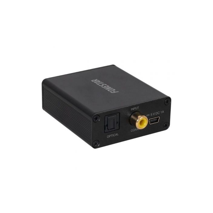 Convertidor de Audio Fonestar FO-41DAH/ Entrada Toslink y RCA/ Salida 2x RCA/ 1x Jack 3.5 1 Convertidor de Audio Fonestar FO-41DAH/ Entrada Toslink y RCA/ Salida 2x RCA/ 1x Jack 3.5 1